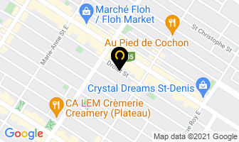 4D Art Lemieux/pilon in Montreal map