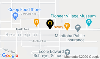 4L Communications in Beausejour map
