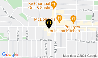 4Living in Calgary map