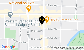 4Th Street Business Revitalization Zone in Calgary map