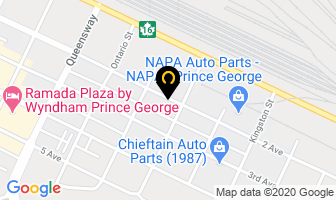 5 Star Towing Inc in Prince George map