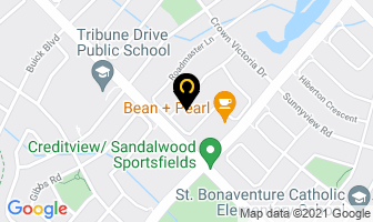 5.0 Heating in Brampton map