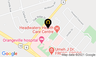 5Th Ave Walkin Clinic in Orangeville map