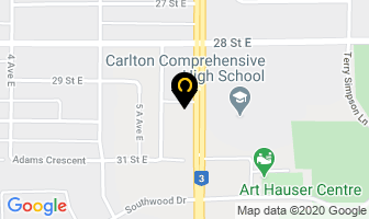 6Th Ave Car Wash in Prince Albert map