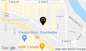 7-Eleven in Drumheller map