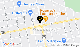 7-Eleven in Woodstock map