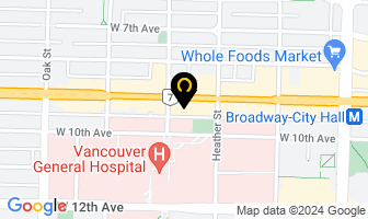 750 West Broadway Dental in West Vancouver map