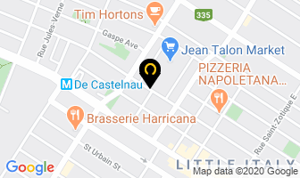 9055-7885 Qu&eacute; Inc in Montreal map