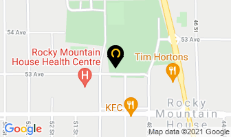909173 Alberta Ltd in Rocky Mountain House map