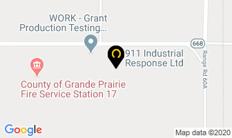 911 Industrial Response Ltd in Grande Prairie map