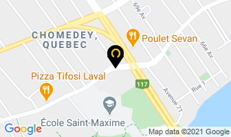 9200-9141 Qu&eacute;bec Inc in Laval map