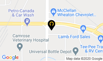 A-1 Rentals in Camrose map