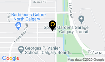A-1 Scotty's Drainage in Calgary map