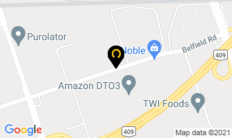 A & O International in Etobicoke map