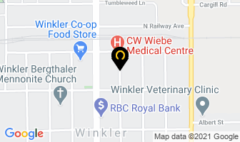 A & T Auto Sales Ltd in Winkler map