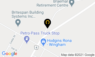 A & T Macgowan Leasing Ltd in Wingham map