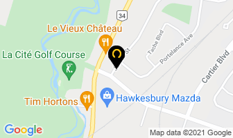 A &s Inc in Hawkesbury map