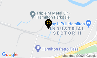 A B P Recycling Inc in Hamilton map