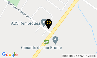A B S Remorques Inc in Asbestos map