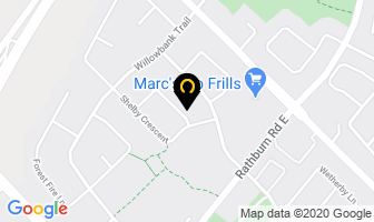 A Bijan Appliance Services in Mississauga map