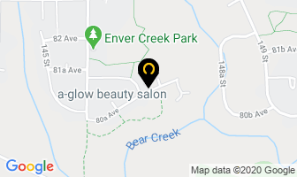 A-Glow Beauty Salon in Surrey map