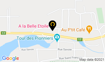 A La Belle Etoile in Kedgwick map