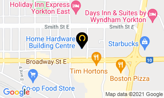 A Myrowich Home Hardware Building Centre in Yorkton map