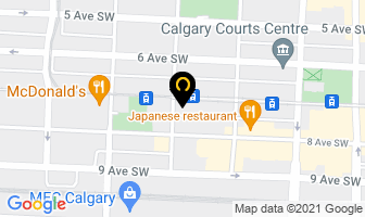 A One Name Searches in Calgary map