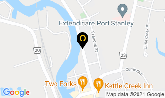 A State Of Bliss in Port Stanley map