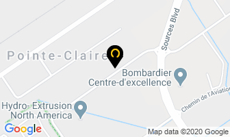 A T B Industries in Pointe-Claire map