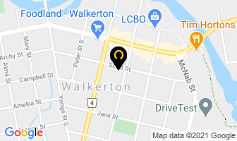 A Well Kneaded Massage in Walkerton map