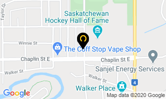 A1 Construction in Swift Current map