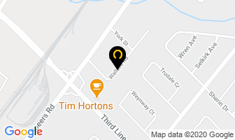 Aaa Halton Taxi in Oakville map