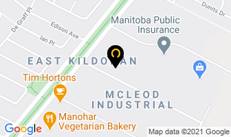 Aactive Pool Leagues in Winnipeg map