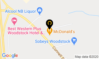 A&w Restaurant in Woodstock map