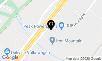 Abbey Air Service Experts in Burlington map
