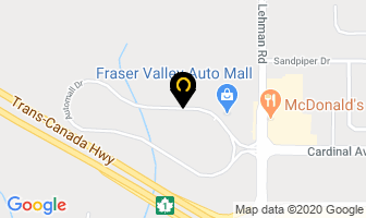 Abbotsford Chrysler Ltd in Abbotsford map