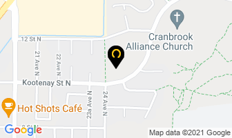 Abbott Gardens in Cranbrook map