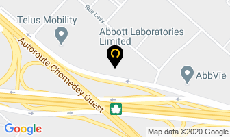 Abbott Laboratories Limited in Brantford map