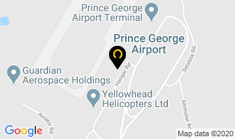 Aberdeen Helicopters Ltd in Prince George map