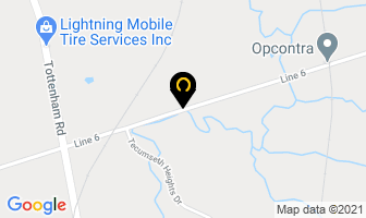 Abernethy Business Services in New Tecumseth map