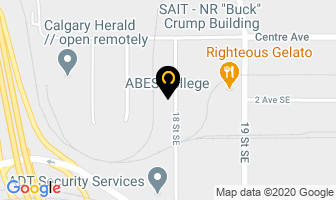 Abes College - Alberta Business & Educational Services in Calgary map
