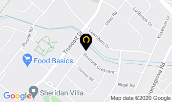 Able Appliance Service in Mississauga map