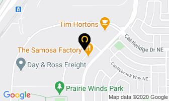 Above All Safety Driving School in Calgary map