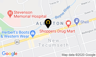 Above & Beyond Learning Experience in Alliston map