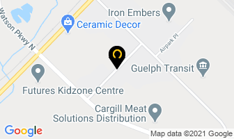 Abs Fricition Corp in Guelph map