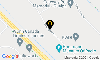 Abs Friction Corp Abs On-Time Logistics Corp in Guelph map