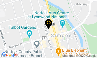 Absolute Respiratory Services Inc in Simcoe map