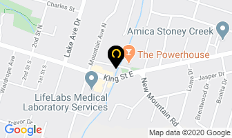 Absolute Tinting Inc in Hamilton map