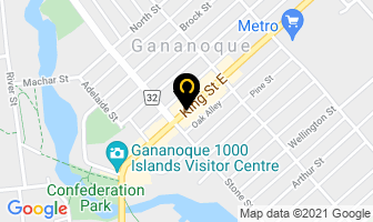 Absolutely Hair & Spa in Gananoque map